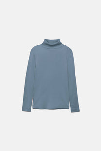 Maglione dolcevita in maglia rasata