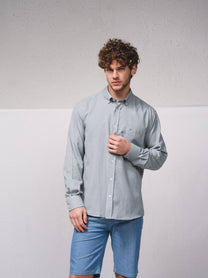 Camicia Oxford uomo a manica lunga
