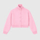 Cardigan cropped rosa Lakeyla