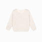 Maglione oversize in maglia spessa écru