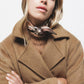 Cappotto doppiopetto con cintura