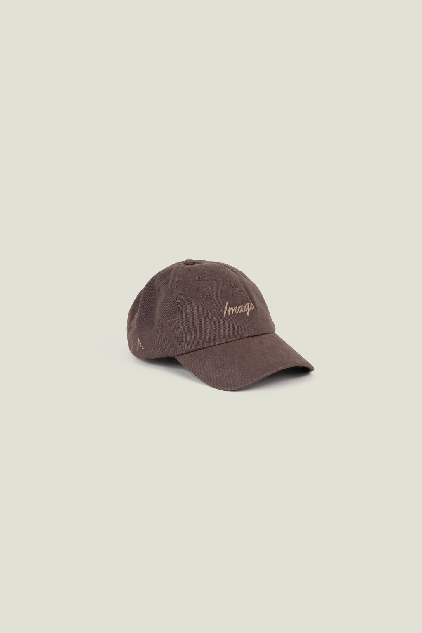 Cappellino baseball in cotone grigio con ricamo logo