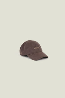 Cappellino baseball in cotone grigio con ricamo logo