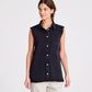 Gilet in denim Rita nero