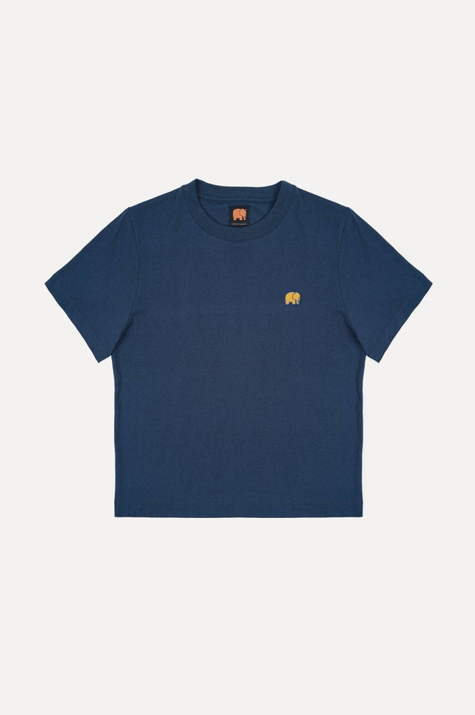 T-shirt Donna in Cotone Biologico Essential Blu