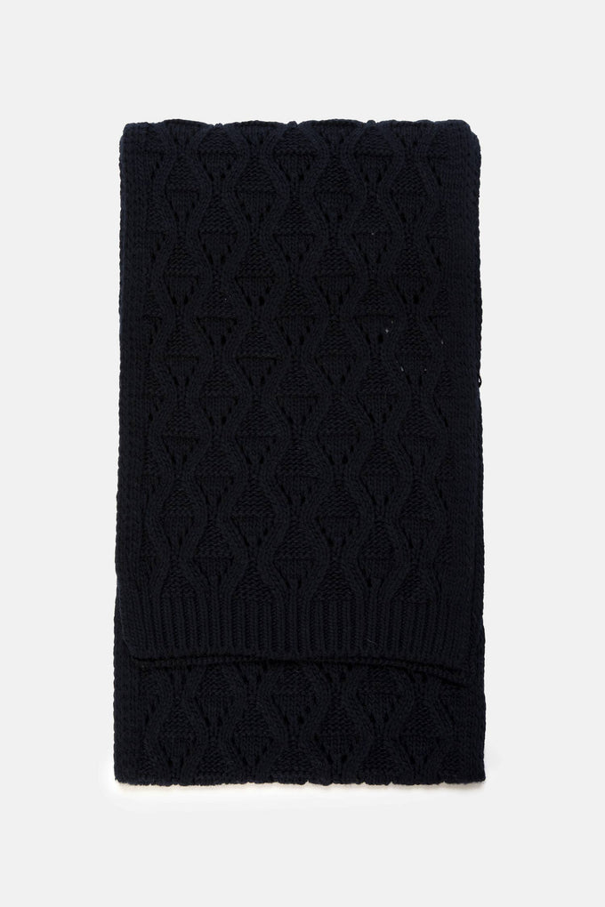 Sciarpa a maglia strutturata
