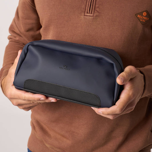 Beauty case da viaggio blu navy