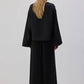 Camicia oversize minimal nera