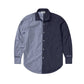 Camicia oversize Duality bicolor a righe