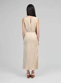 Abito midi Mirka beige