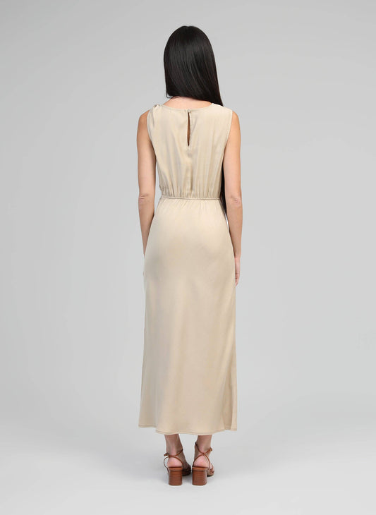 Abito midi Mirka beige