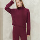 Maglione dolcevita in misto cashmere