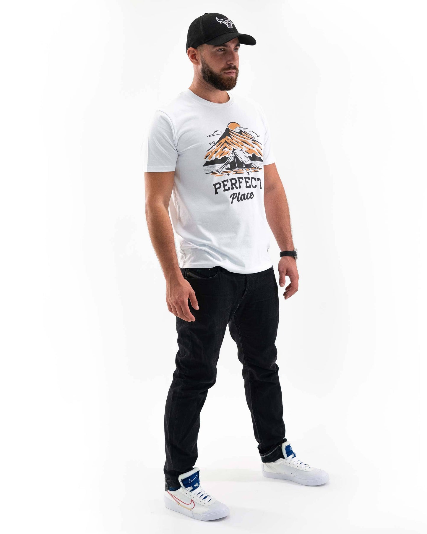 T-shirt graphic Perfect Place in cotone biologico