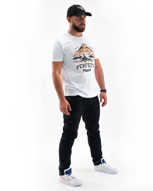T-shirt graphic Perfect Place in cotone biologico