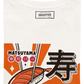 T-shirt Sushi Forever in cotone biologico con stampa grafica