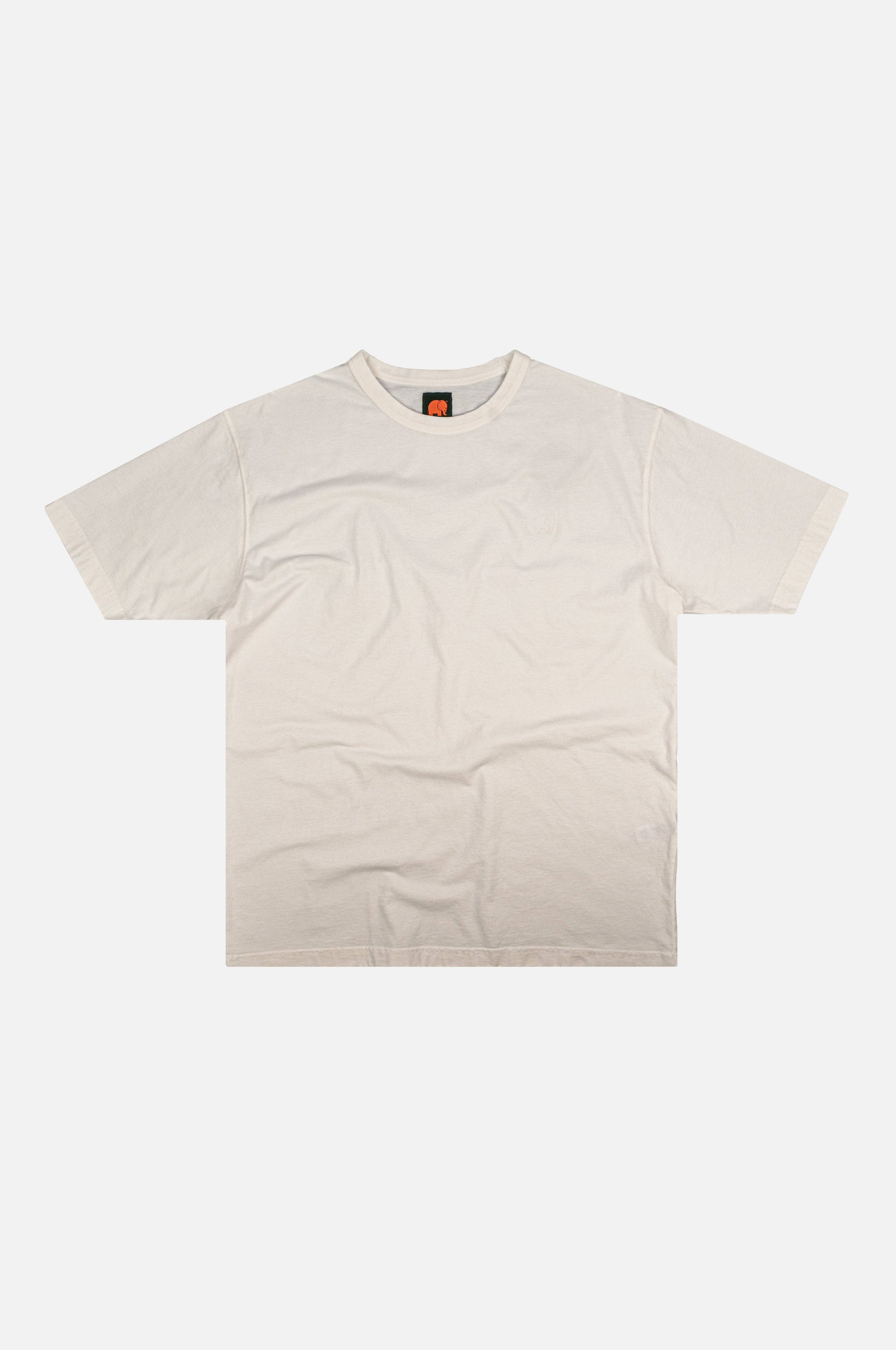 T-shirt Oversize Pigment Heavyweight Bianco Foam