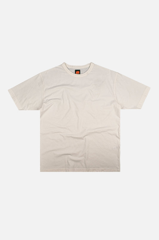 T-shirt Oversize Pigment Heavyweight Bianco Foam