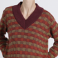 Set maglia in maglia con scollo a V e gonna midi coordinata