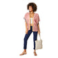Kimono estivo in cotone a maniche corte