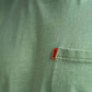 T-shirt in cotone biologico tinta capo verde chiaro