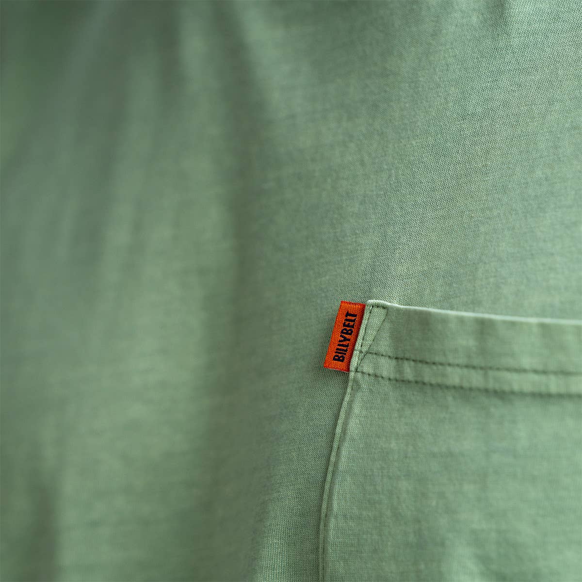 T-shirt in cotone biologico tinta capo verde chiaro