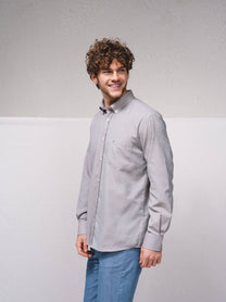Camicia Oxford uomo a manica lunga