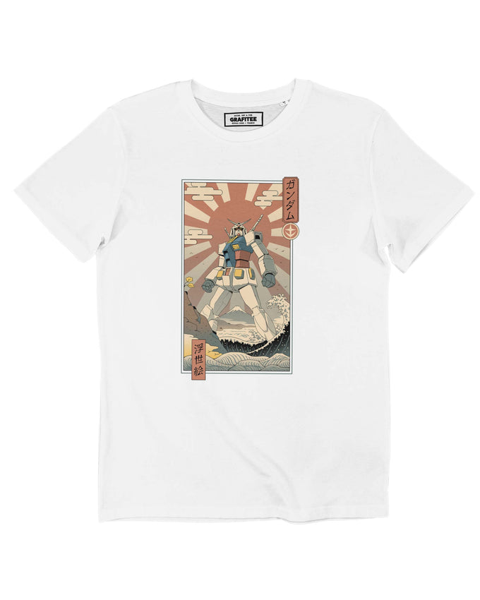 T-shirt Ukiyo-e con robot Mobile Suit