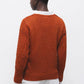 Maglione in maglia strutturata con scollo a V