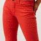 Pantaloni skinny jacquard in cotone stretch