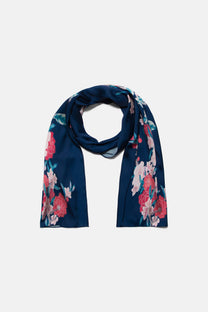 Foulard in raso stampato floreale