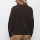 Maglione strutturato in maglia con girocollo