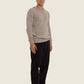 Maglione in maglia grigio in cotone biologico