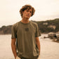 Shorts in cotone biologico con patch