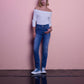 Jeans skinny da donna in denim elasticizzato