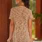 Abito midi in maglia melange