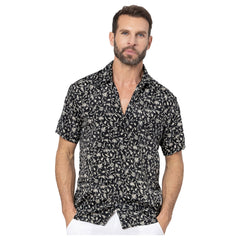 Camicia estiva boho a maniche corte