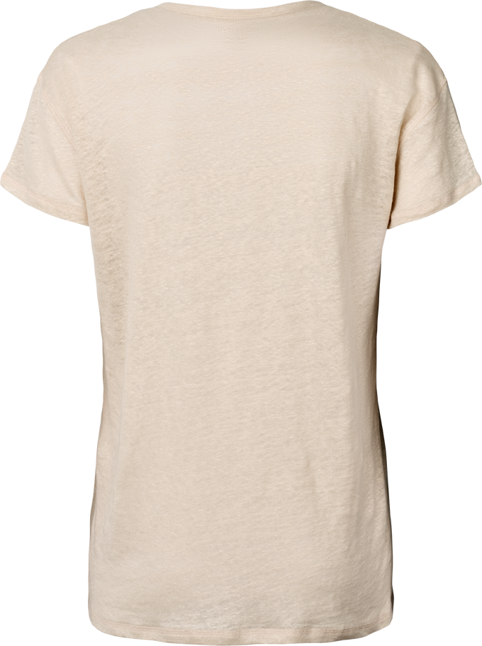 T-shirt in lino Simone grigio antico
