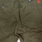 Pantaloni chino cargo oliva con tasche laterali