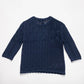 Maglia traforata in cotone con motivo floreale