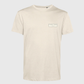 T-shirt classica oversize off white unisex in cotone biologico
