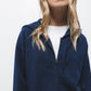 Giacca in maglia con cappuccio e zip