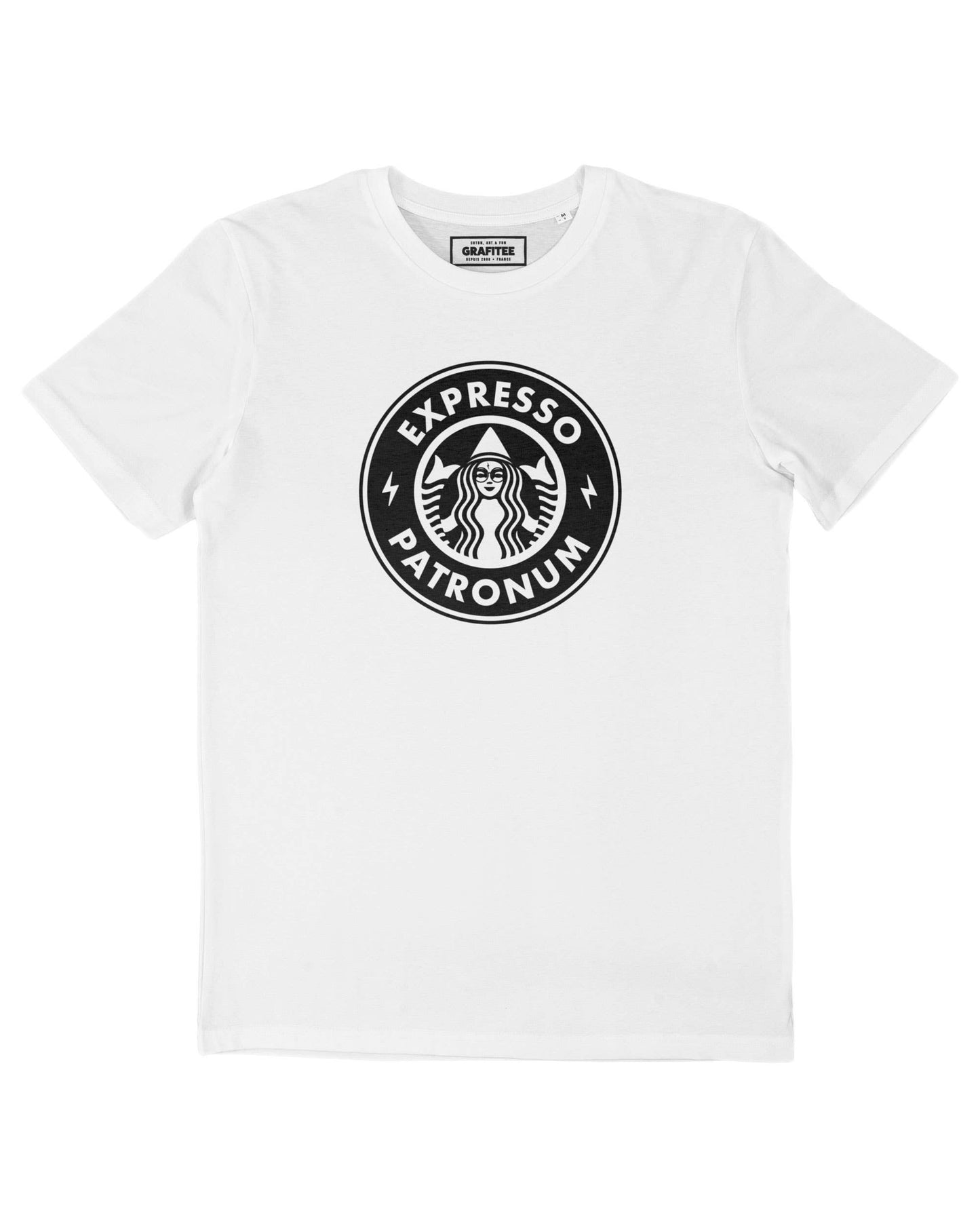 T-shirt grafica Expresso Patronum in cotone biologico