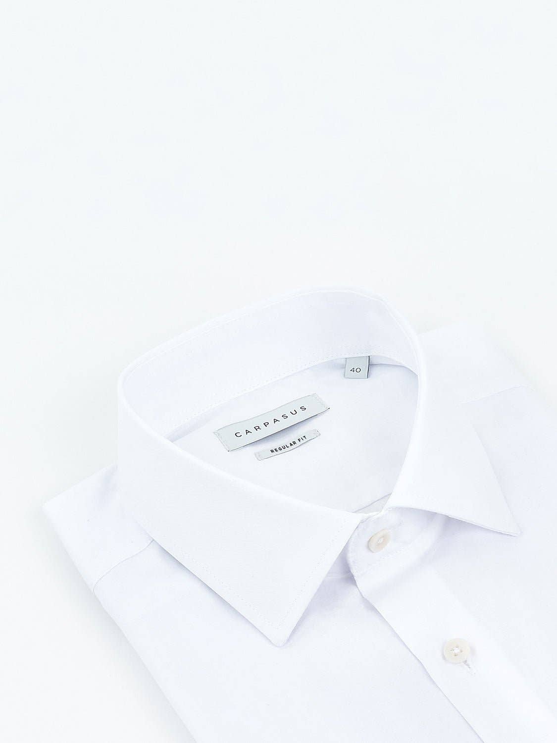 Camicia bianca regular fit da uomo