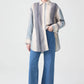 Camicia oversize a righe in cotone