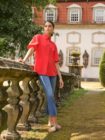 Camicia a cuore con bottoni