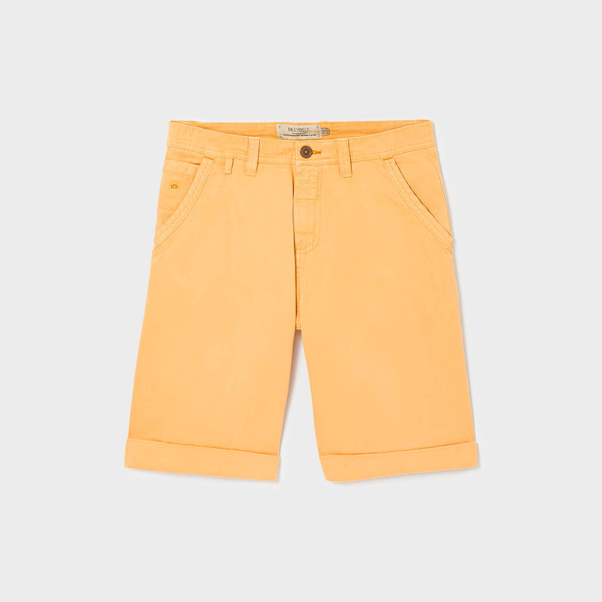 Bermuda in cotone biologico ocra