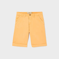Bermuda in cotone biologico ocra