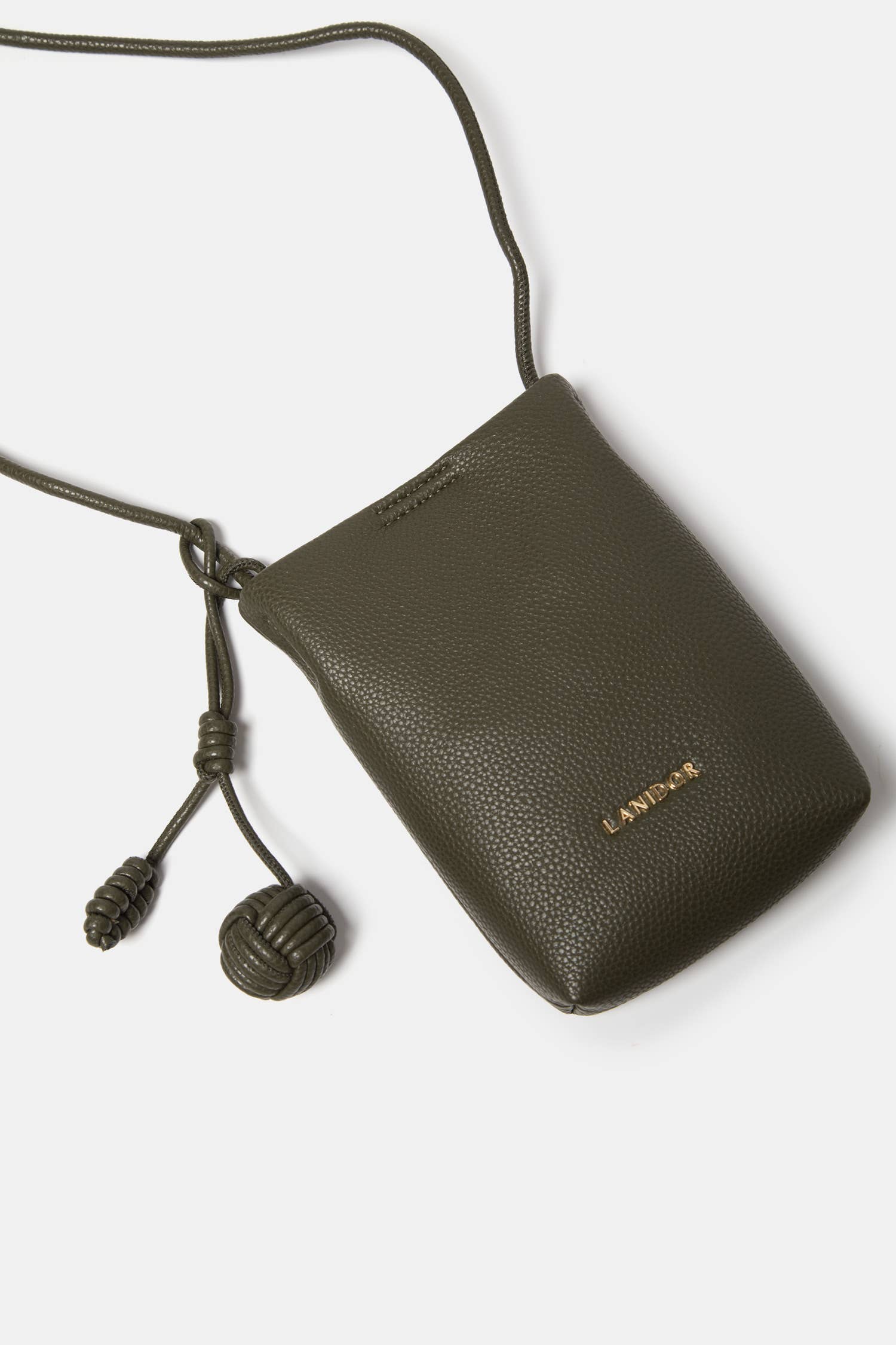 Borsa a tracolla in finta pelle liscia