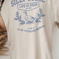 T-shirt oversize con grafica Silly Goose