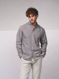Camicia classica a quadretti in cotone